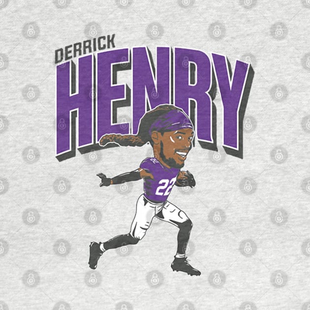 Derrick Henry Baltimore Caricature by artbygonzalez